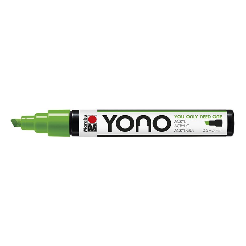 Marabu YONO Marker 0,5-5mm 061 reseda, akryylimaalitussi, viisto kärki