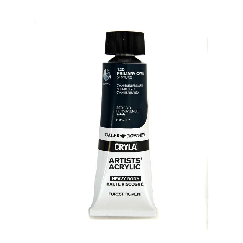 PA. DR Cryla acrylic 75ml 126 Ultram blue green sh, taiteilija-akryyliväri