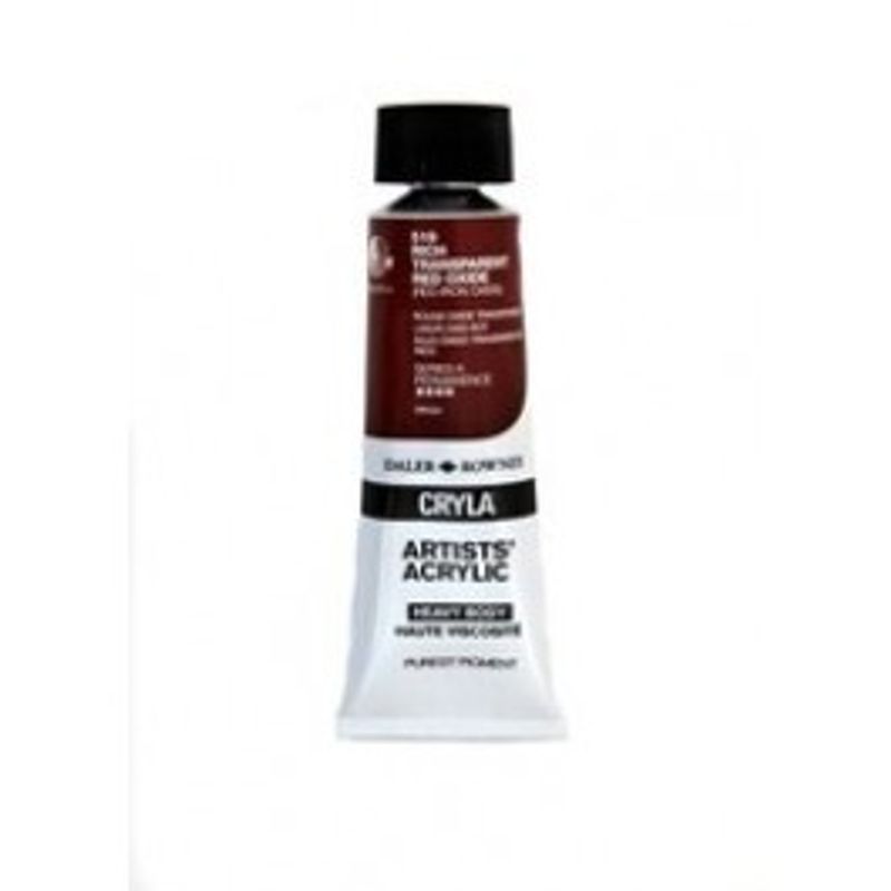 PA. DR Cryla acrylic 75ml 519 Rich transp red oxid, taiteilija-akryyliväri