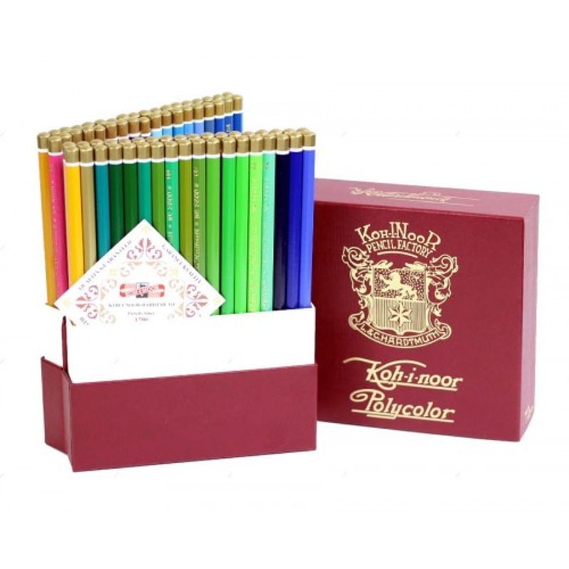 P. KOH Polycolor 72 Retro värikynälajitelma