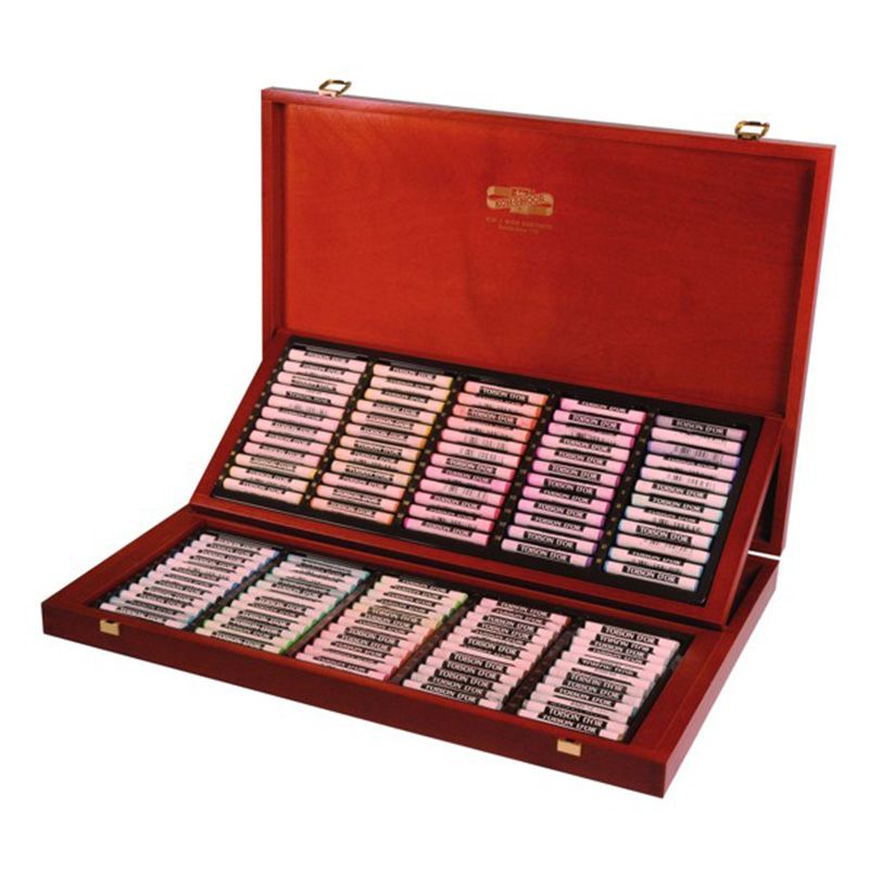 P. KOH Toison D'OR  soft pastel 120kpl,  puusalkus, pyöreä kuivapastelliliitu, artistilaatu