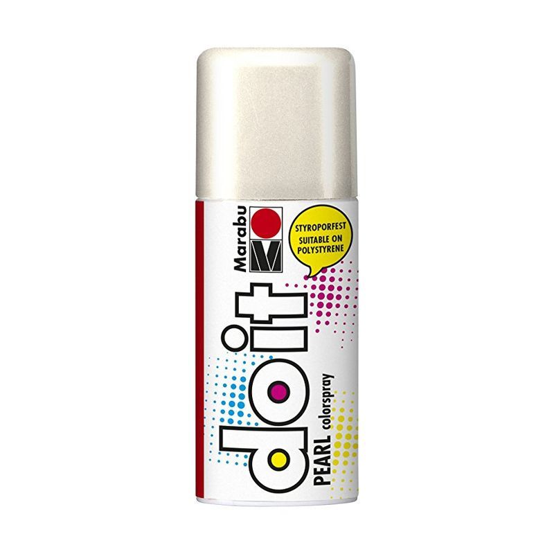 P. Marabu do-it-spray pearl 150ml 270 White, Helmiäisvalkoinen