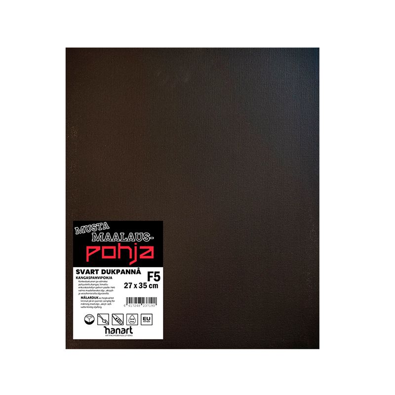 POHJA Musta Kangaspahvipohja F05 27x35cm 3,3mm, 250g (2400)