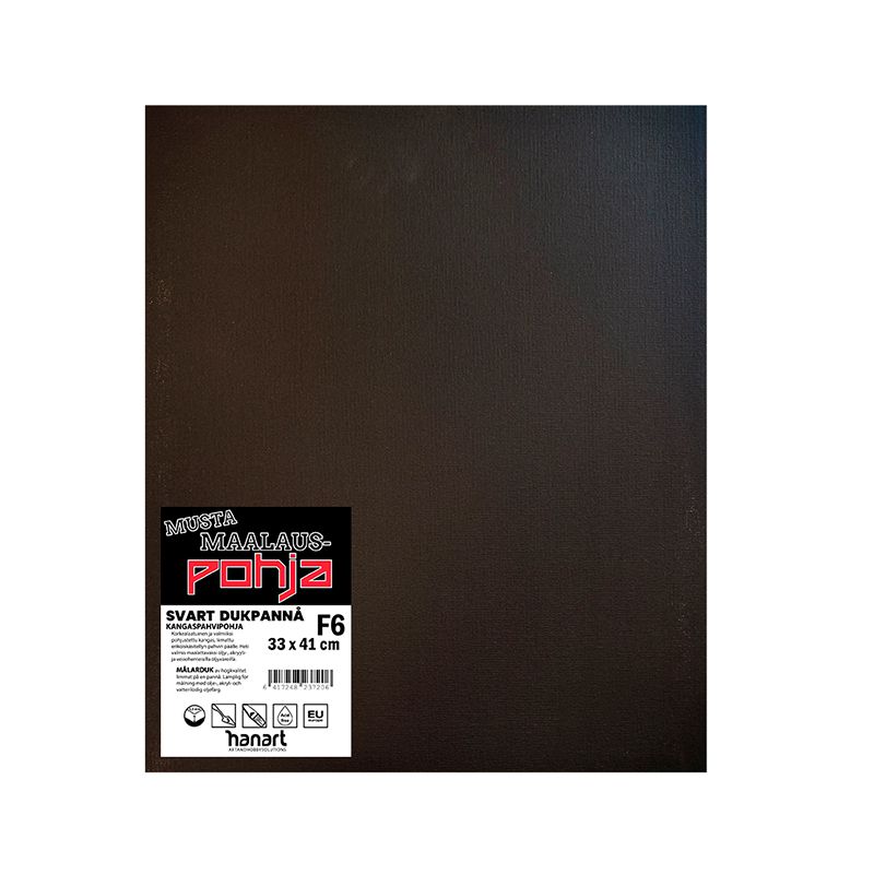 POHJA Musta Kangaspahvipohja F06 33x41cm 3,3mm, 250g (1800)