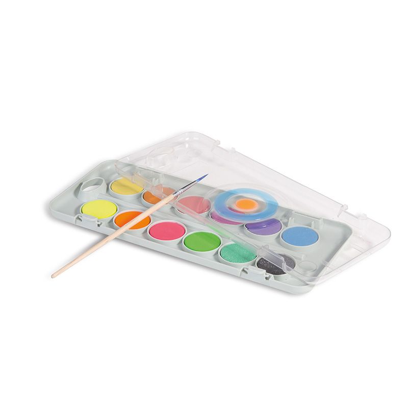 PRIMO vesivärit 7 metalli ja 5 neon sävyä, piikkipakkaus