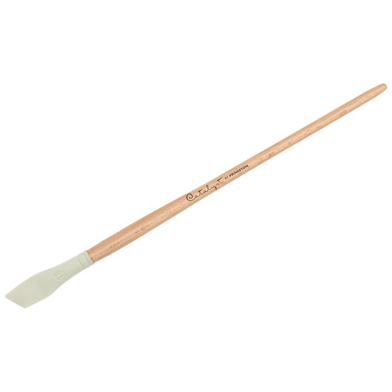 Princeton Blade silikonisivellin No 6 15mm Valkoin, pitkävartinen