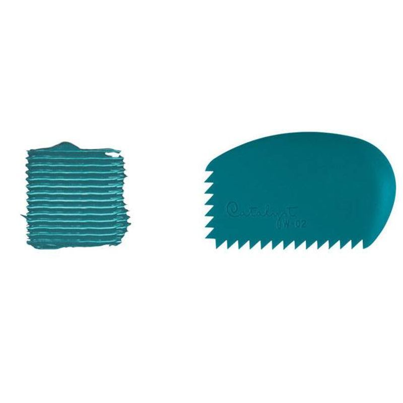 Princeton Wedge kuviointikampa No 2 Sininen, silikonia