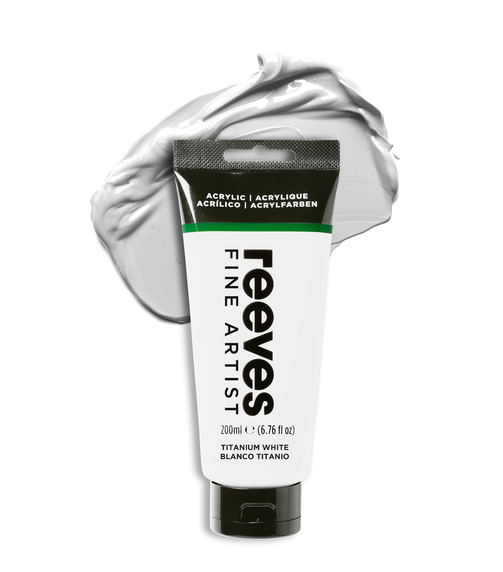 Reeves Akryyliväri 200ml Titanium White