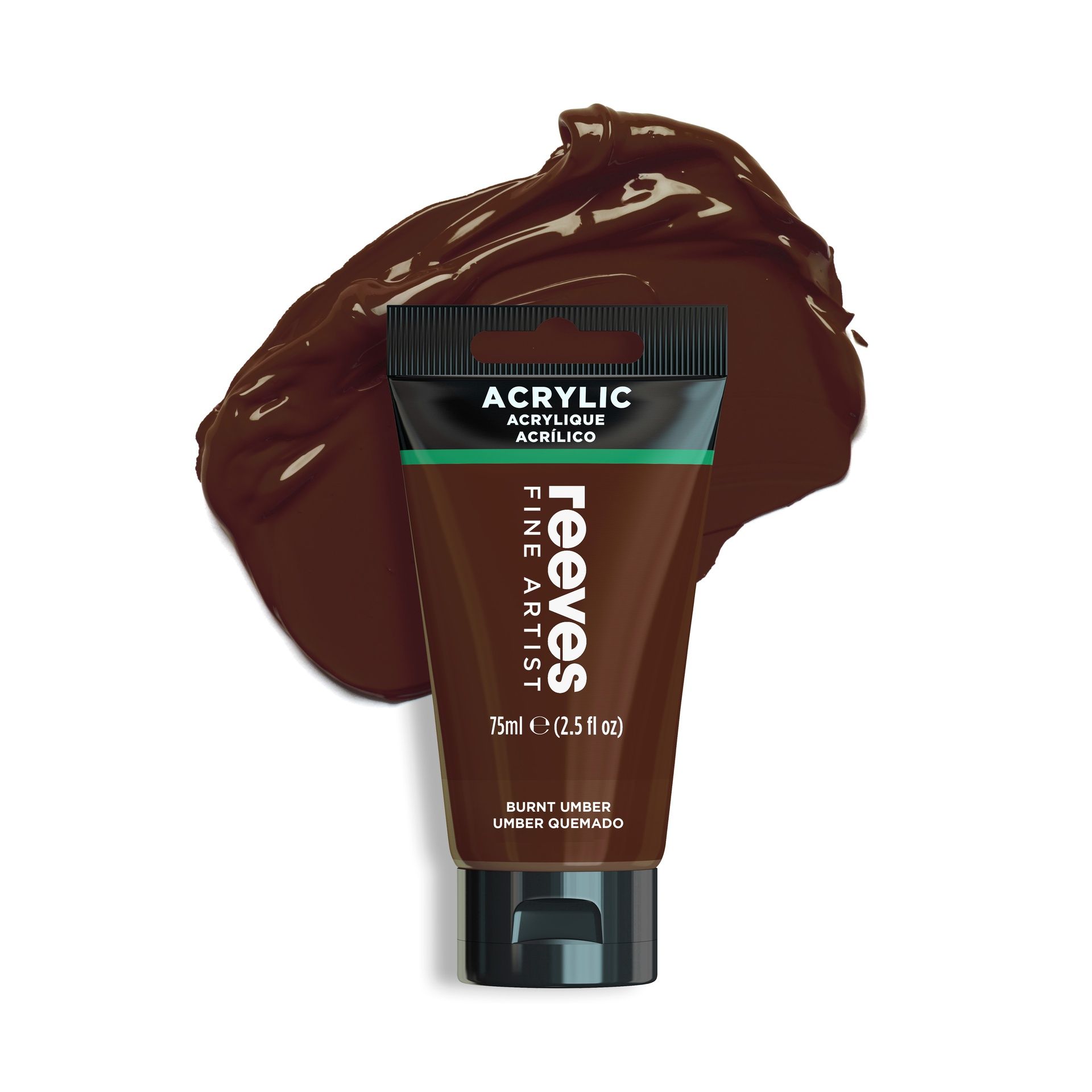 Reeves Akryyliväri 75ml Burnt Umber