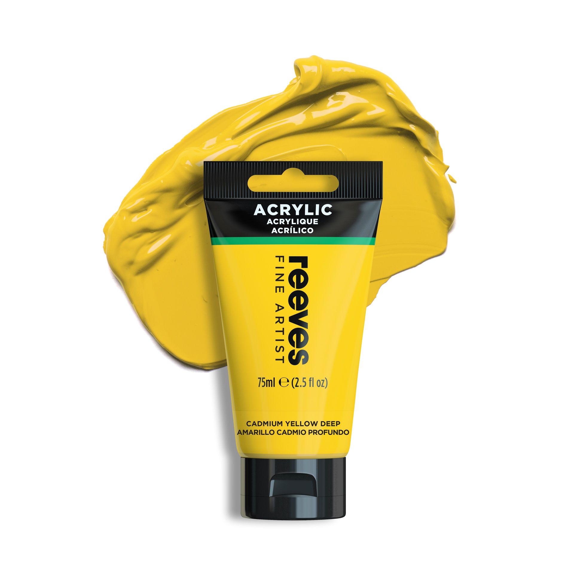 Reeves Akryyliväri 75ml Cadmium Yellow Deep