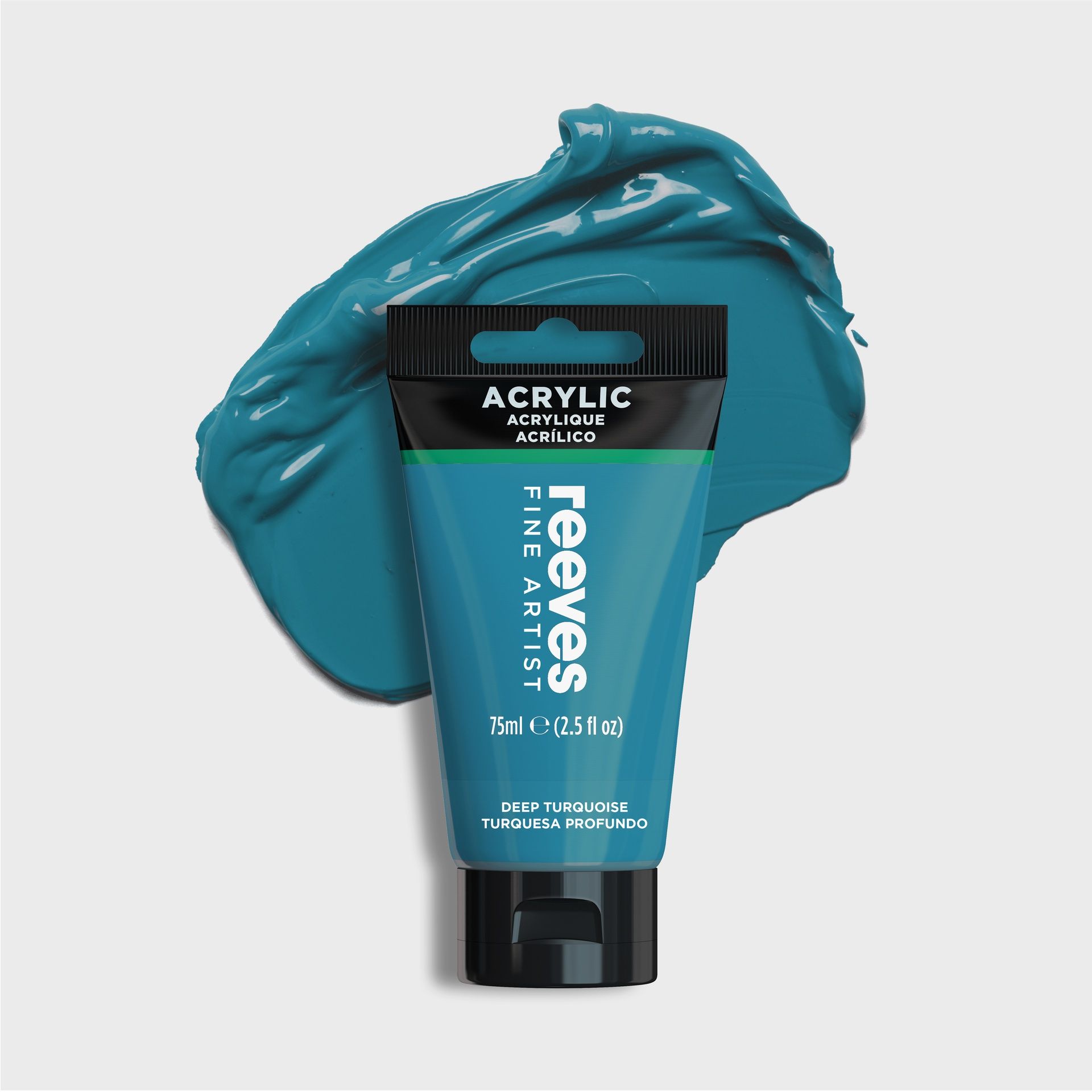 Reeves Akryyliväri 75ml Deep Turquoise