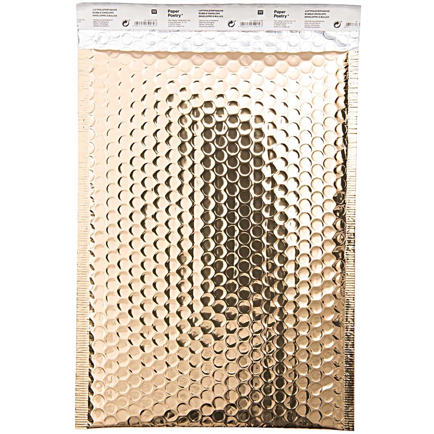 RICO Kuplapussi C4 kulta, sisämitta 23x34cm, ulko 25x38cm