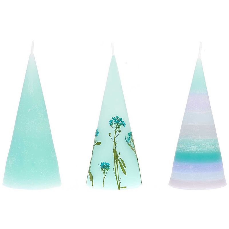 RICO Kynttilämuotti kartio 75x75x150mm silikoni