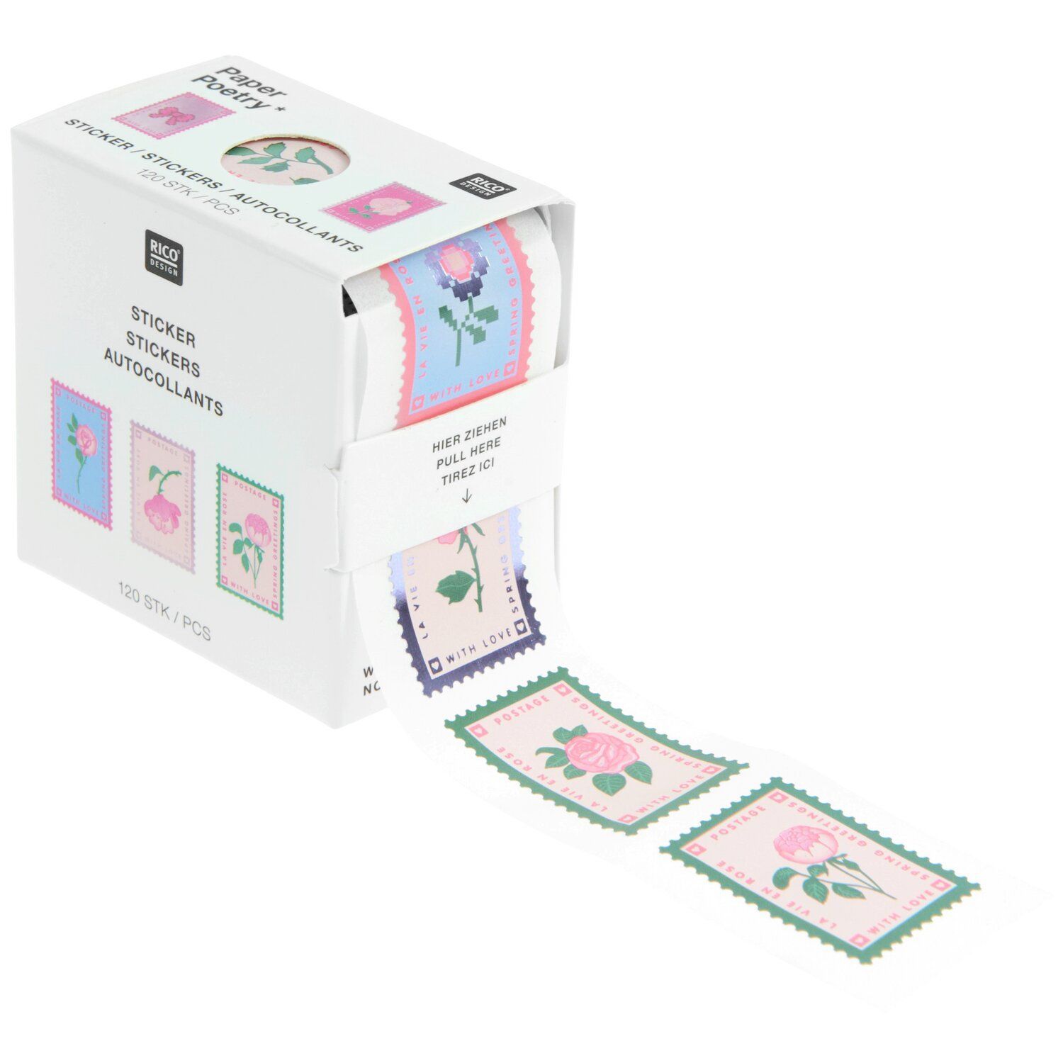 RICO minitarrarulla 120 tarraa La vie en Rose Stam