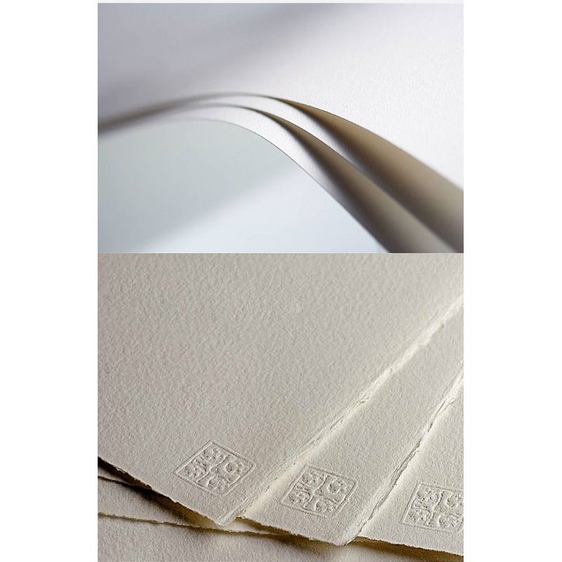 SCM Saunders Waterford 300g 56x76cm PK Nat White, 100% Cotton ColdPressed