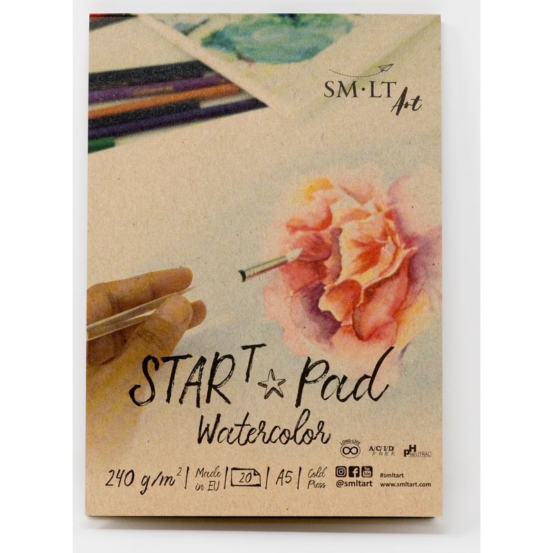 SMLT Star T akvarellilehtiö 240g A5 (20) FSC