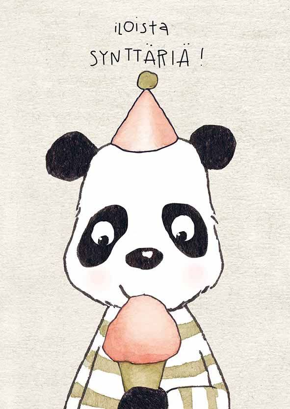 Postikortti Henna Adel - Panda