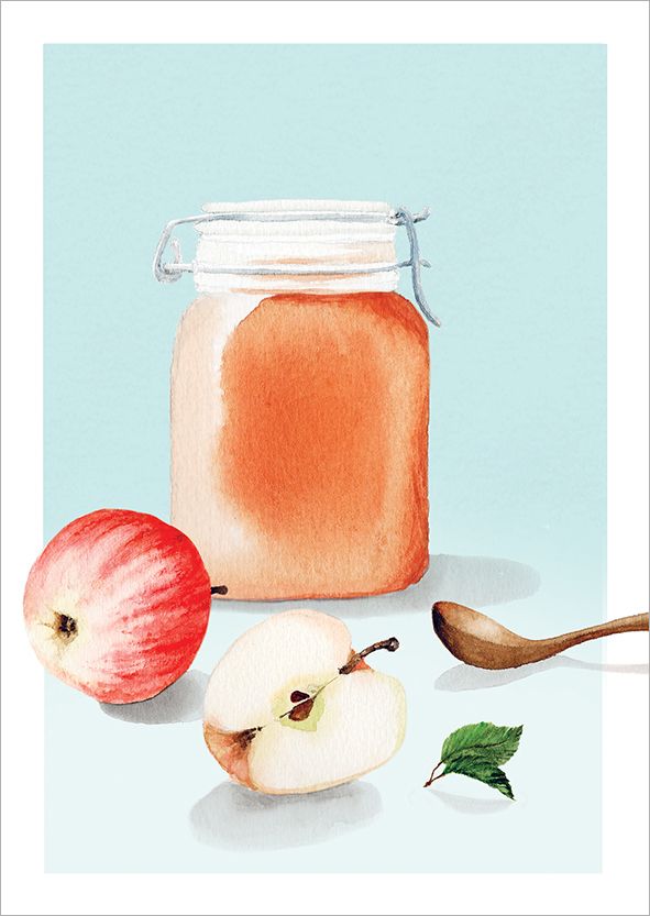 Postikortti Henna Adel - Omenahillo