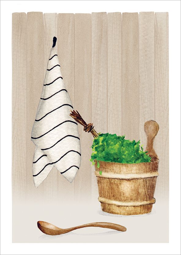 Postikortti Henna Adel - Sauna