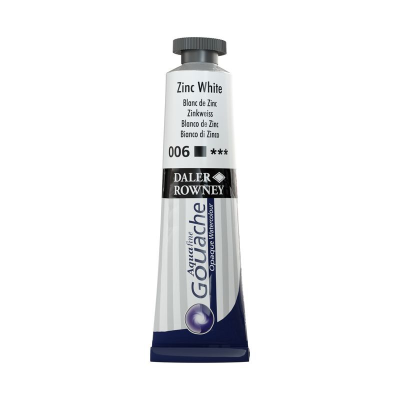 T DR Aquafine Gouache 006 15ml Zinc White