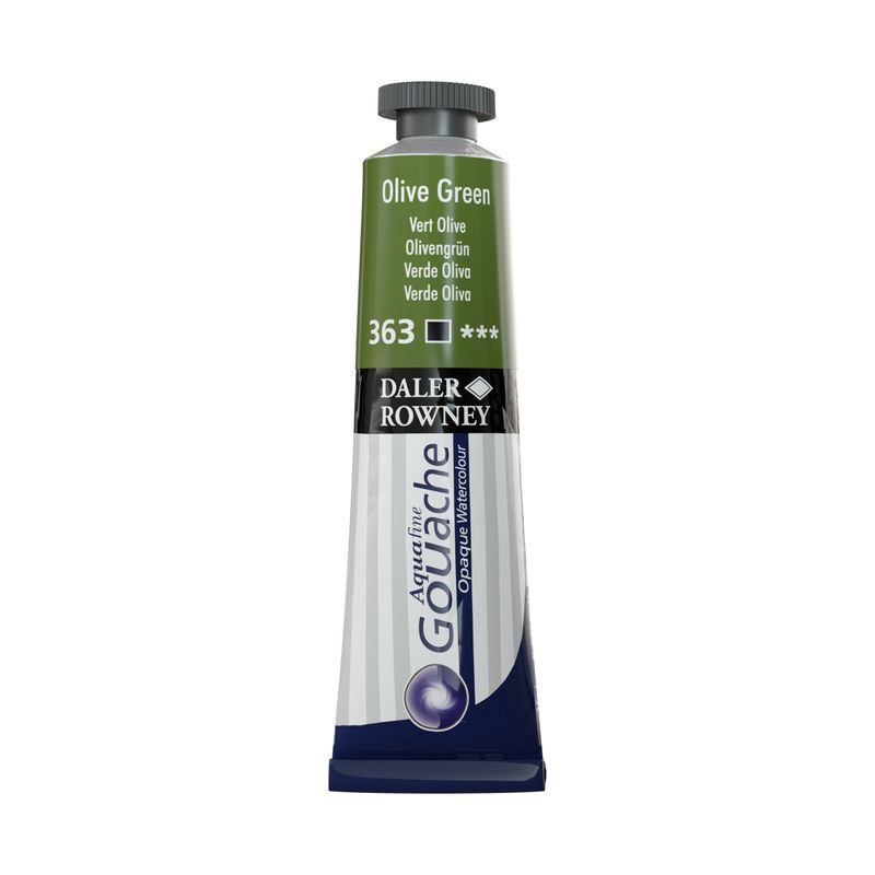 T DR Aquafine Gouache 363 15ml Olive Green