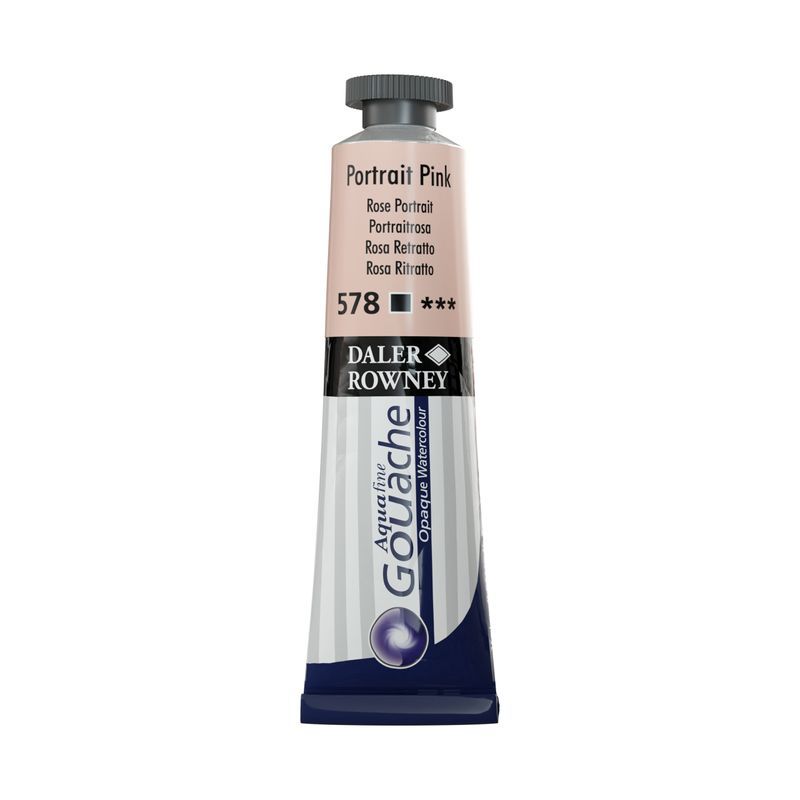 T DR Aquafine Gouache 578 15ml Portrait Pink