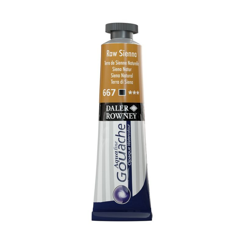 T DR Aquafine Gouache 667 15ml Raw Sienna