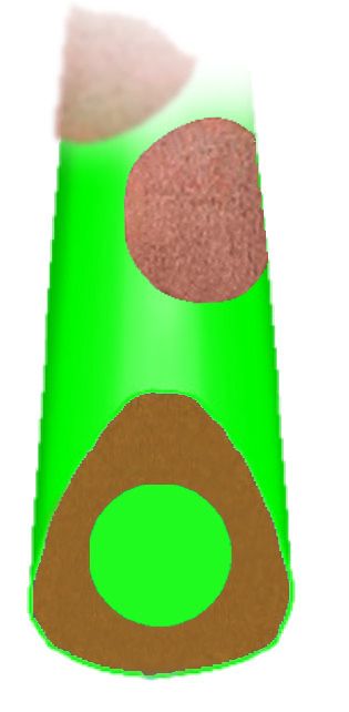 T Groove Slim vihreä värikynä, Moss Green