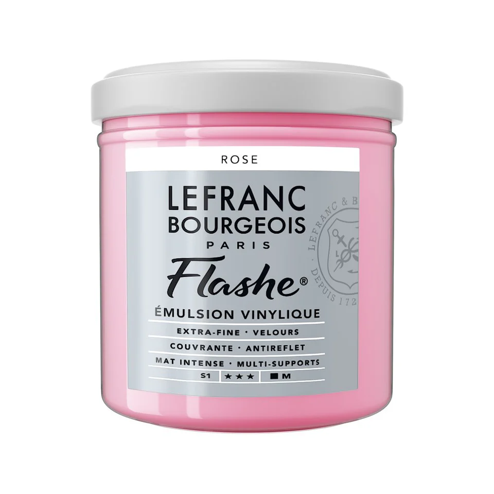 T LB Flashe Vinyl acrylic 125ml Rose, vinyyliväri