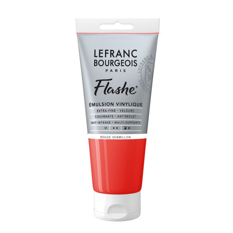 T LB Flashe Vinyl acrylic 80ml 393 Vermillion Red, vinyyliväri