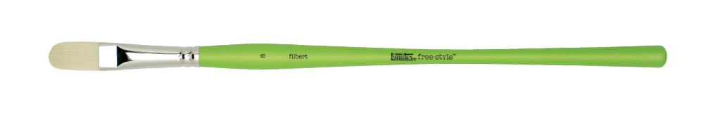 T Liquitex Free Style 8 keinokuitusivellin filbert, pitkä varsi