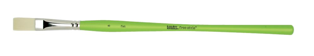 T Liquitex Free Style 8 keinokuitusivellin flat, pitkä varsi