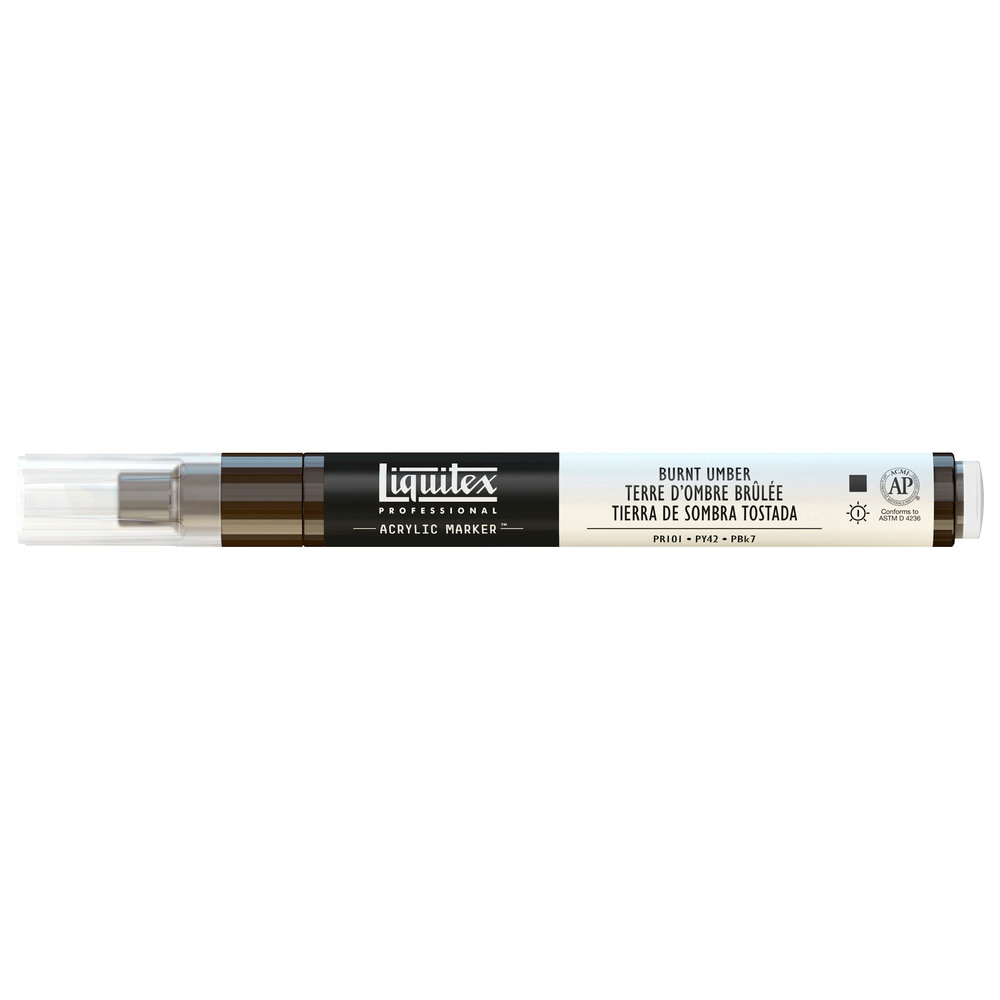 T Liquitex paint marker 128 Burnt umber, 2mm akryylimaalitussi