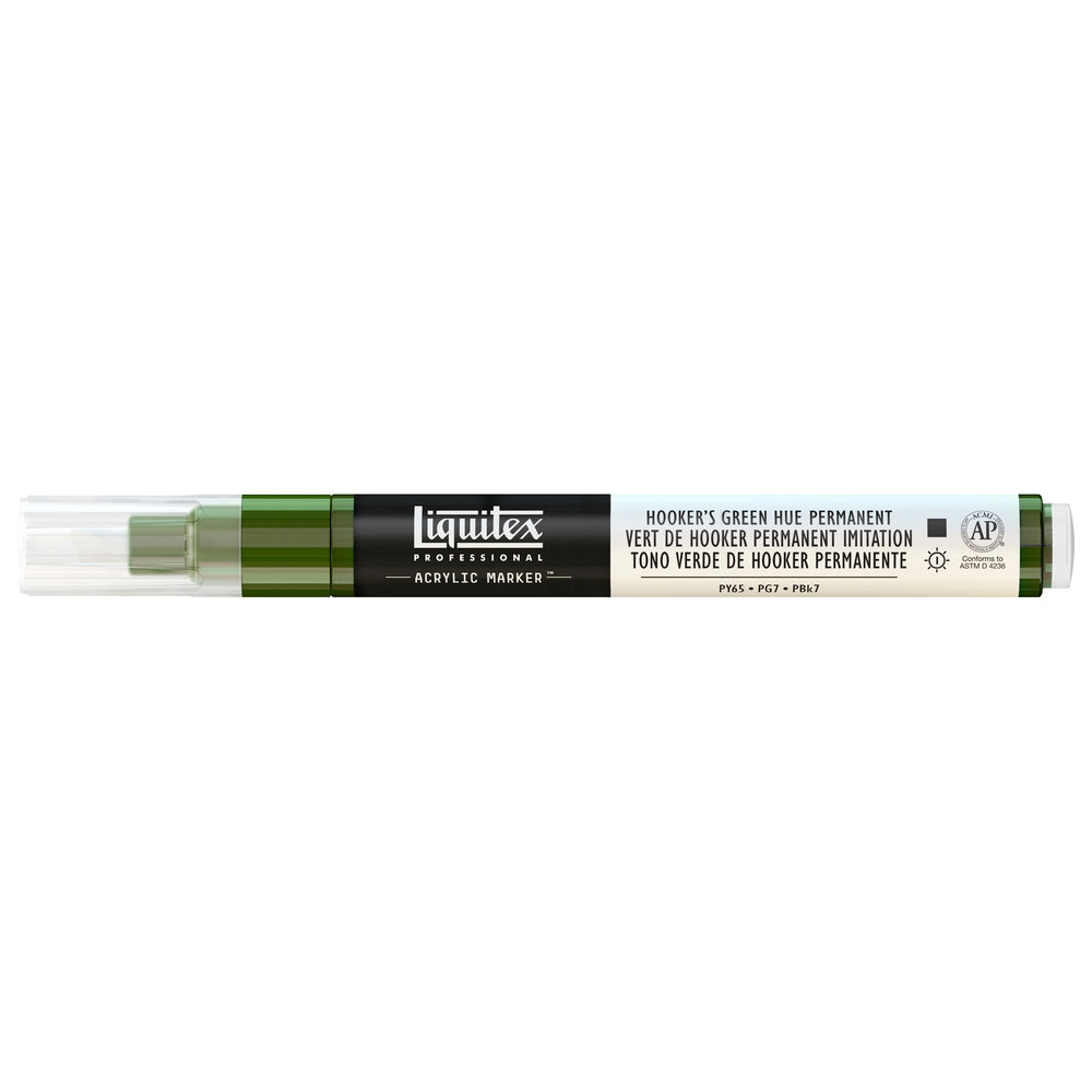 T Liquitex paint marker 224 Hookers green hue perm, 2mm akryylimaalitussi