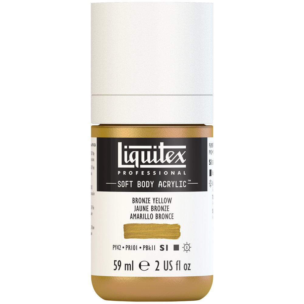 T Liquitex Softbody 59ml bronze yellow (1), akryyliväri