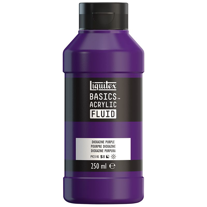 T LQX Basics Fluid 250ml 186 Dioxazine Purple, juokseva akryyliväri