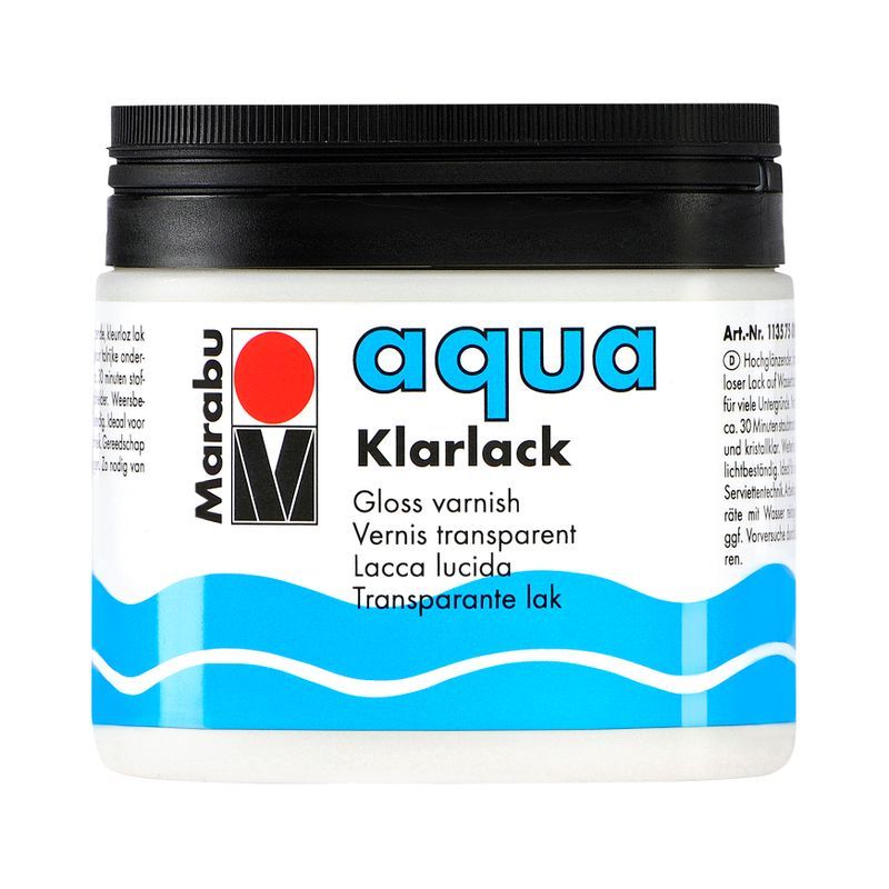 T Marabu Aqua Klarlack 500ml kirkasvernissa