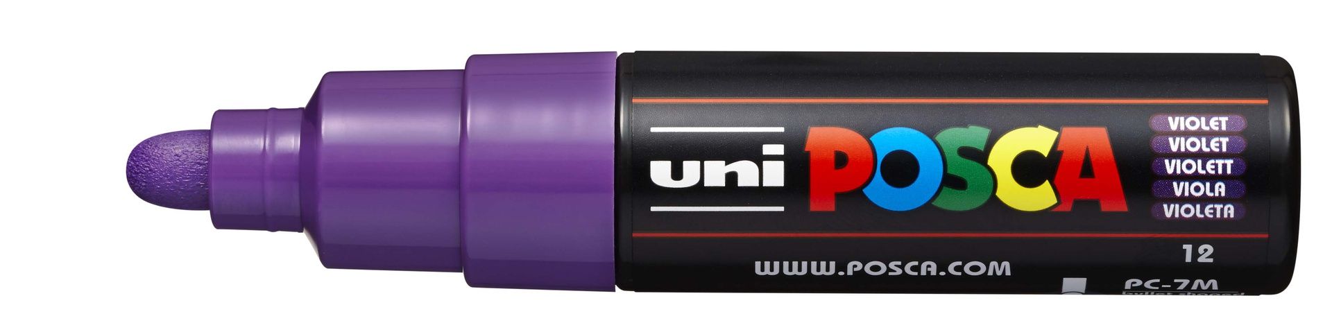T UNI POSCA Marker PC-7M 4,5-5,5mm 12 violet, 55