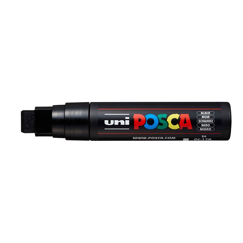 UNI POSCA Marker PC-17K 15mm 24 black, 46