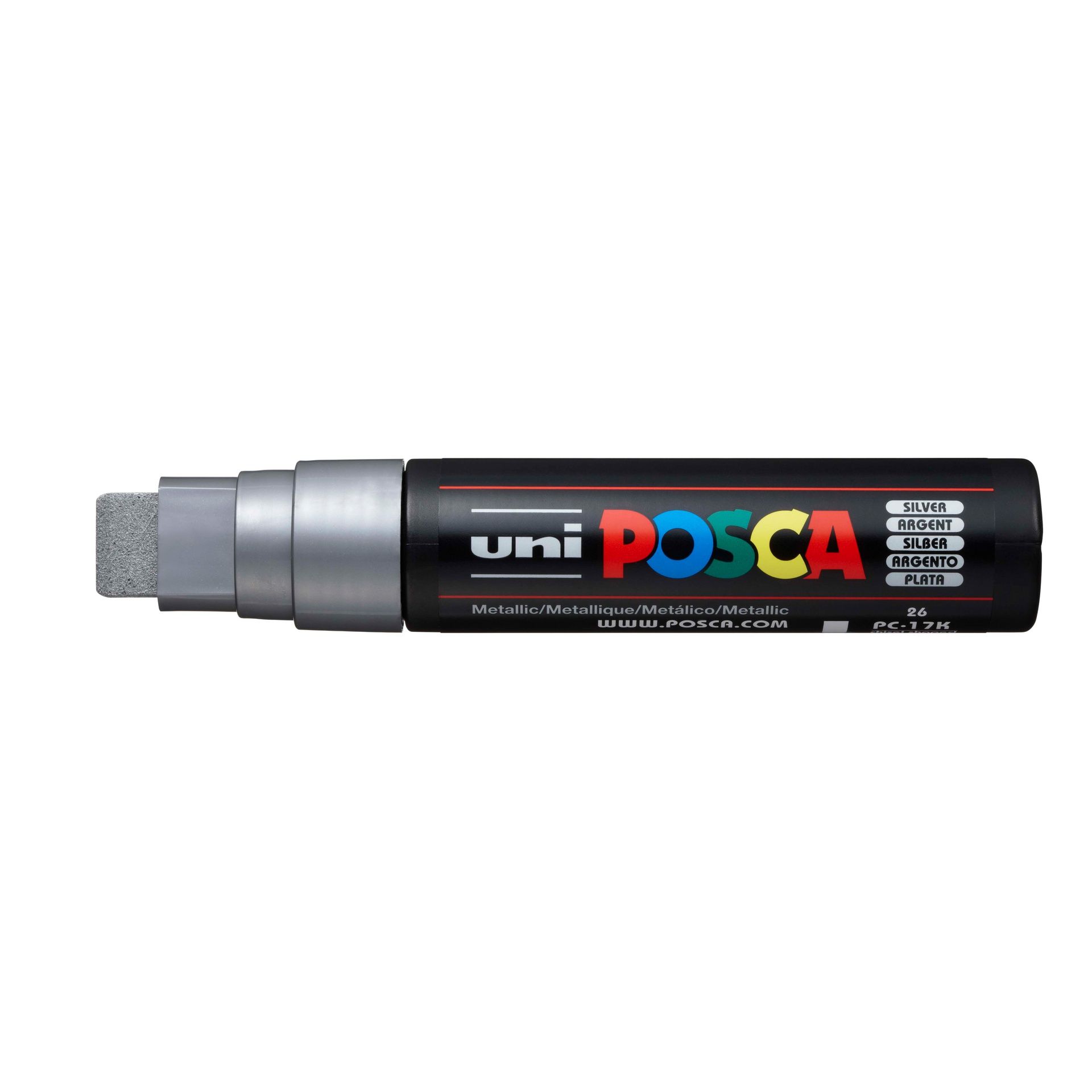 UNI POSCA Marker PC-17K 15mm 26 silver, 805