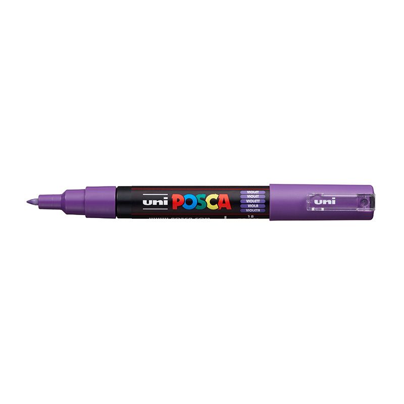 UNI POSCA Marker PC-1M 0,7-1mm 12 violet, 55