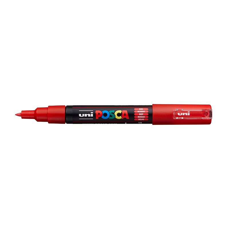 UNI POSCA Marker PC-1M 0,7-1mm 15 red, 40