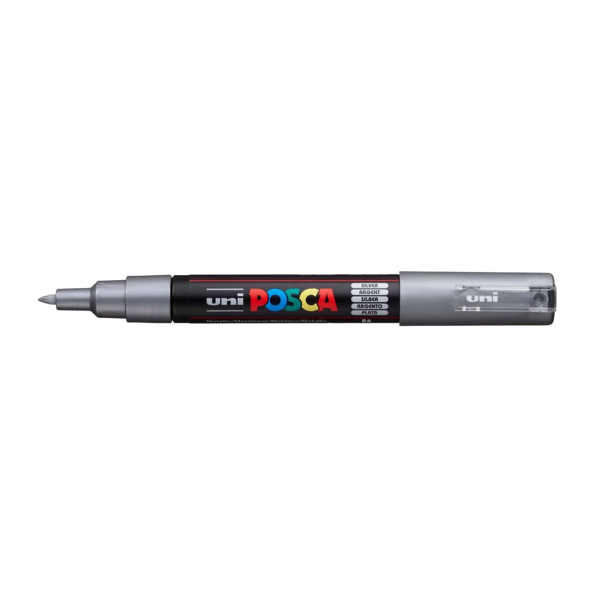 UNI POSCA Marker PC-1M 0,7-1mm 26 silver, 805