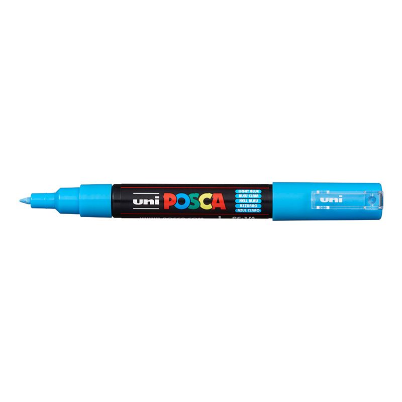 UNI POSCA Marker PC-1M 0,7-1mm 8 light blue, 57