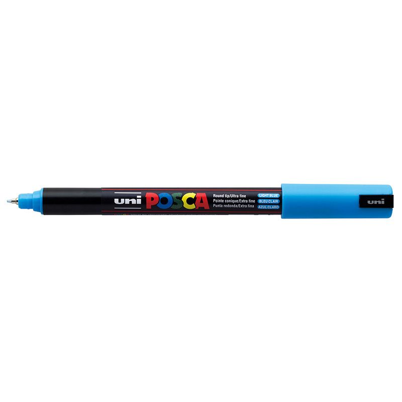 UNI POSCA Marker PC-1MR 0,7mm 8 light blue, 57