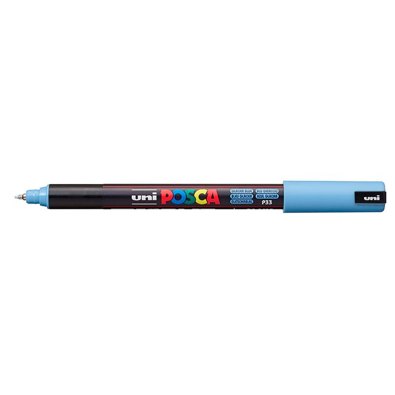 UNI POSCA Marker PC-1MR 0,7mm P33 glacier blue, 11
