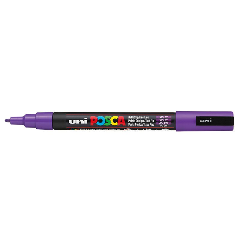 UNI POSCA Marker PC-3M 0,9-1,3mm 12 violet, 55