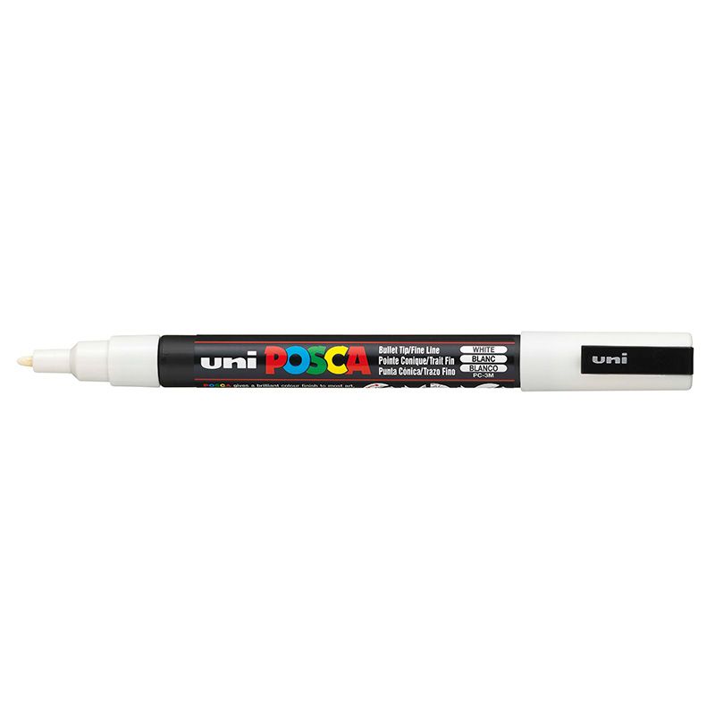 UNI POSCA Marker PC-3M 0,9-1,3mm 1 white, 52