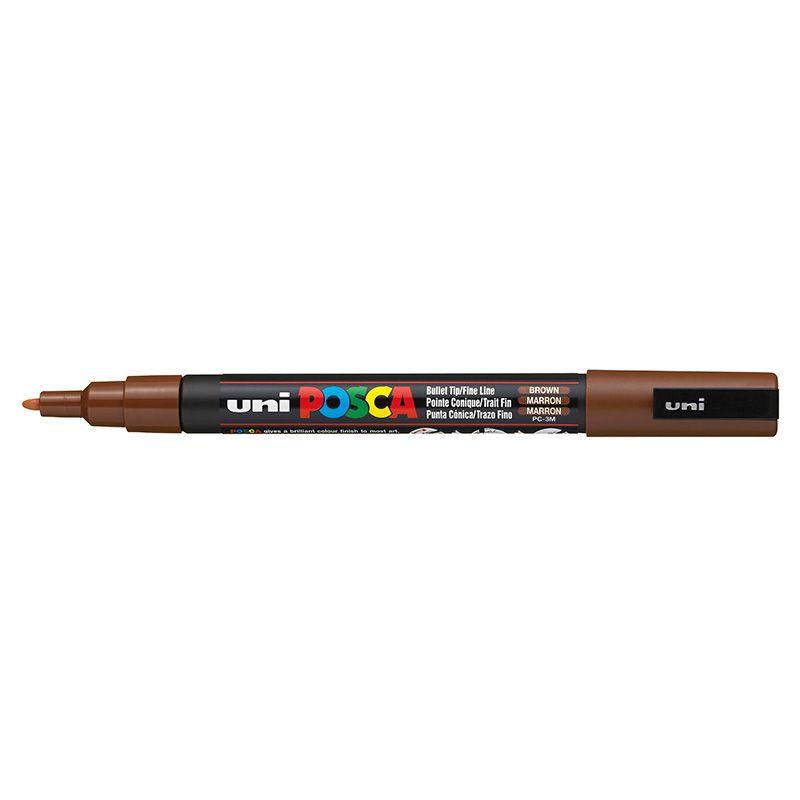 UNI POSCA Marker PC-3M 0,9-1,3mm 21 brown, 45