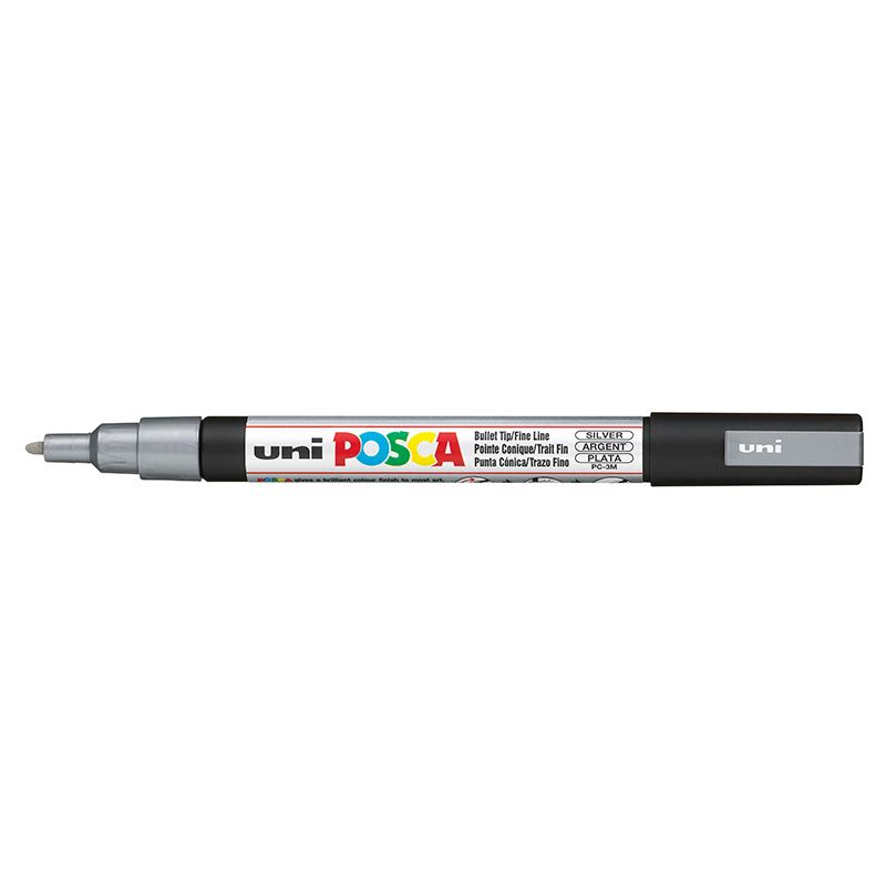 UNI POSCA Marker PC-3M 0,9-1,3mm 26 silver, 805